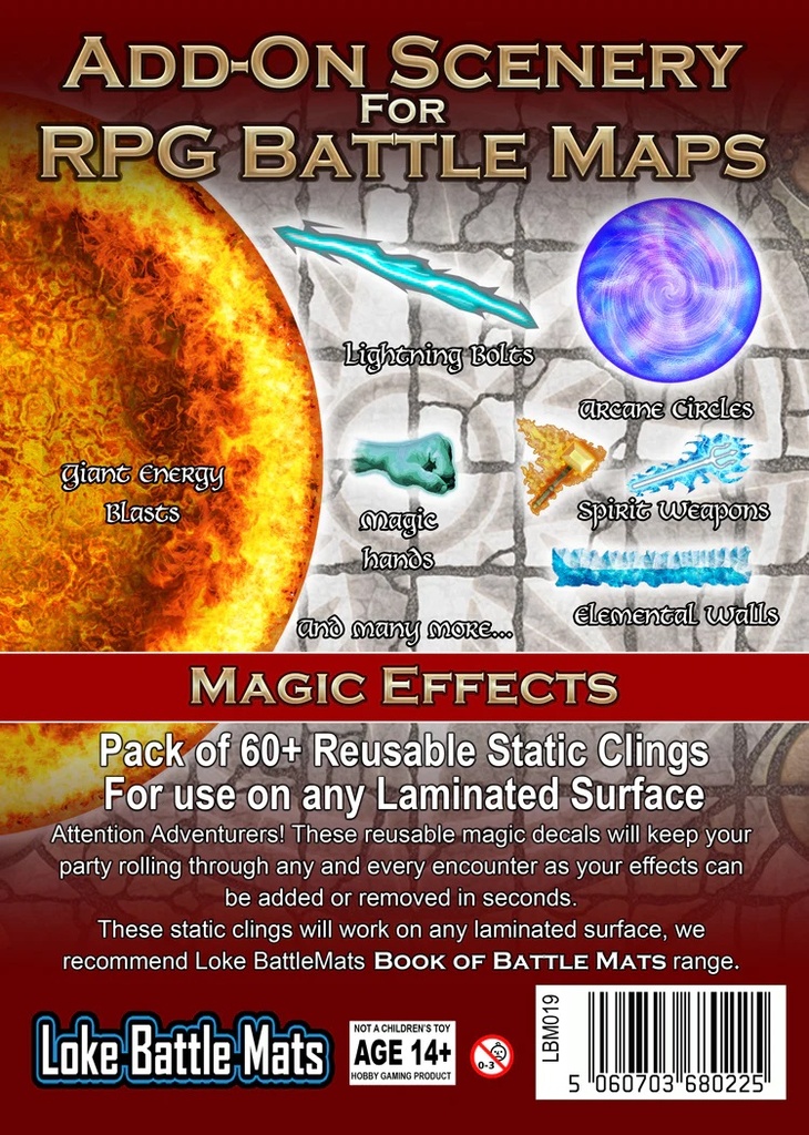 RPG Battle Maps: Add-on Scenery - Magic Effects | Boardgame Space